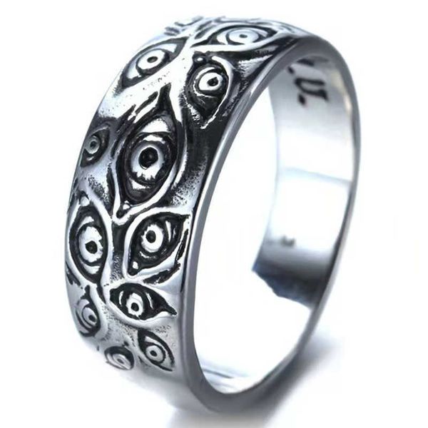punk fashion rings for women men retro hip-hop personality engraved demon eye hipster hollow cross, Silver
punk fashion rings for women men retro hip-hop personality engraved demon eye hipster hollow cross, Silver