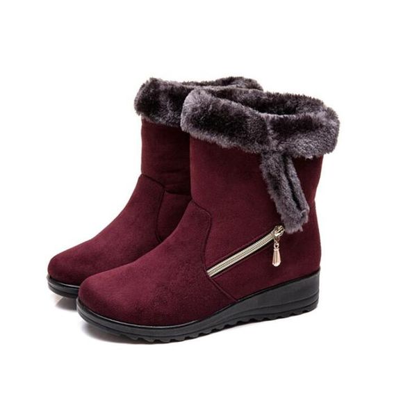 boots women's ankle fur warm snow winter shoes for women waterproof non-slip thick ladies large size 43, Black
boots women's ankle fur warm snow winter shoes for women waterproof non-slip thick ladies large size 43, Black