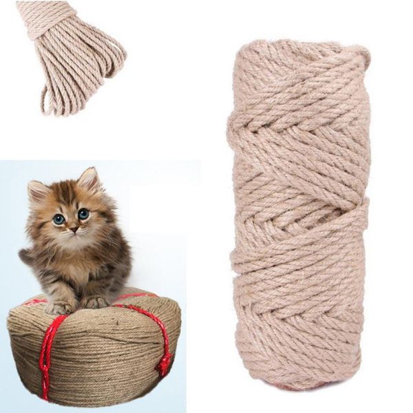 cat toys natural sisal rope for scratching post tree replacement repairing recovering diy scratcher pad toy 6/8mm diameter
cat toys natural sisal rope for scratching post tree replacement repairing recovering diy scratcher pad toy 6/8mm diameter