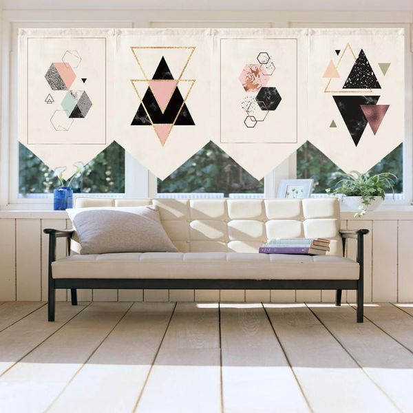 nordic pink geometric pattern triangle curtain kitchen window shade flag decoration partition & drapes
nordic pink geometric pattern triangle curtain kitchen window shade flag decoration partition & drapes