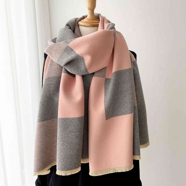 70% off design 2021 autumn color matching air conditioning shawl imitation cashmere scarf women's warm short beard tassel bib for trave, Blue;gray
70% off design 2021 autumn color matching air conditioning shawl imitation cashmere scarf women's warm short beard tassel bib for trave, Blue;gray