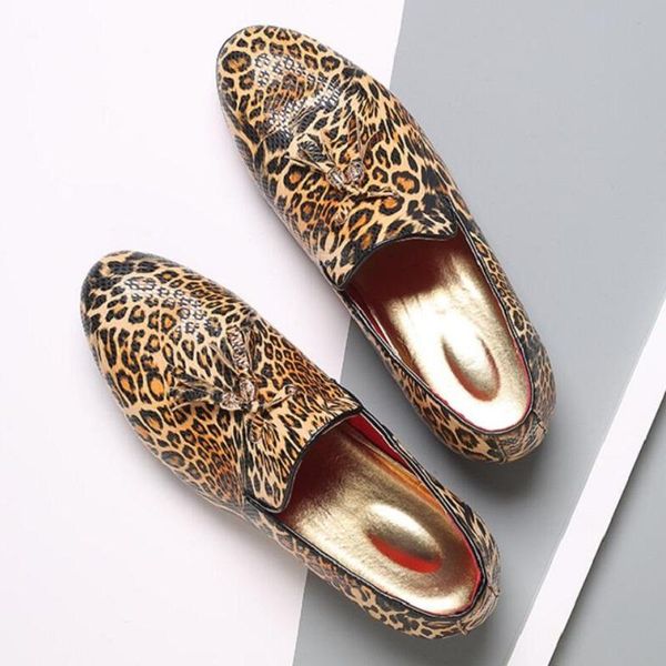 leopard print men loafers pu leather shoes party nightclub dress comfortable zapatos hombre 1a201, Black
leopard print men loafers pu leather shoes party nightclub dress comfortable zapatos hombre 1a201, Black