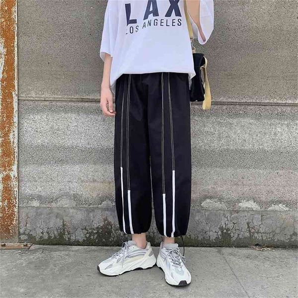 men's pants stripe printing leisure cotton casual male loose trousers active elastic white/black color joggers sweatpants ckud
men's pants stripe printing leisure cotton casual male loose trousers active elastic white/black color joggers sweatpants ckud