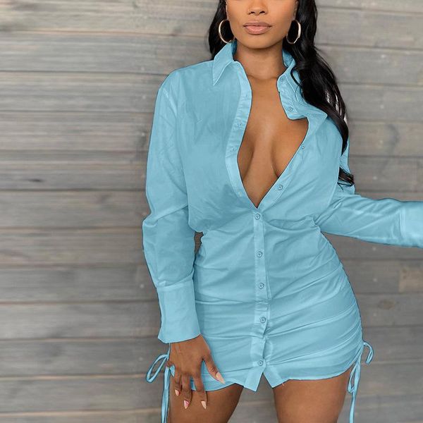 casual dresses eaglewolf 2021 fall slim drawstring single breasted shirt long sleeve dress women, Black;gray
casual dresses eaglewolf 2021 fall slim drawstring single breasted shirt long sleeve dress women, Black;gray