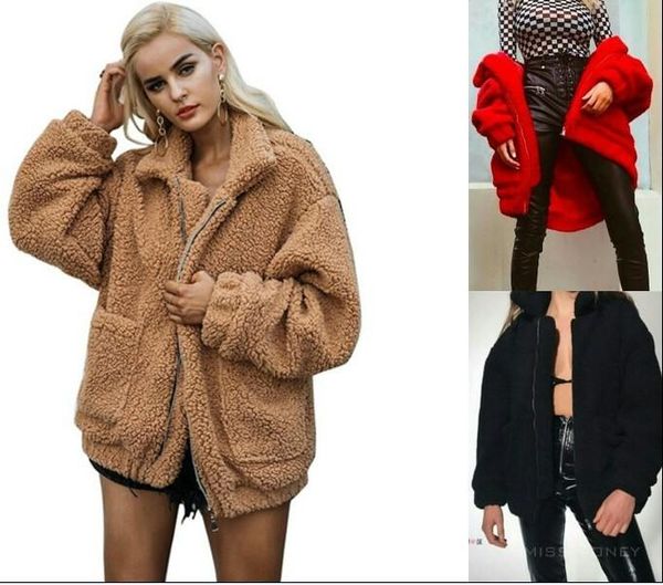 women's fur & faux large size casual jacket women's year autumn and winter plush loose, Black
women's fur & faux large size casual jacket women's year autumn and winter plush loose, Black