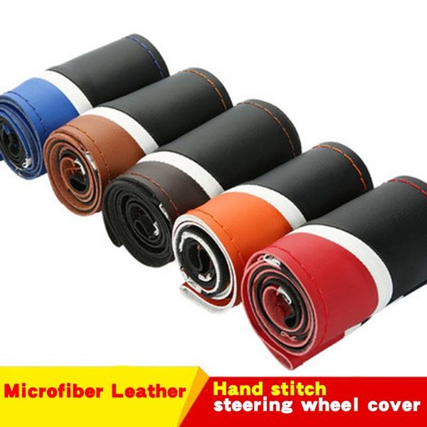 the first layer of cowhide hand-stitched wear-resistant steering wheel cover comes with a needle and thread easy to sew covers
the first layer of cowhide hand-stitched wear-resistant steering wheel cover comes with a needle and thread easy to sew covers