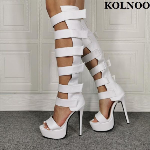 sandals kolnoo handmade womens classic high heel real pos platform wedding party evening fashion knee-high shoes, Black
sandals kolnoo handmade womens classic high heel real pos platform wedding party evening fashion knee-high shoes, Black