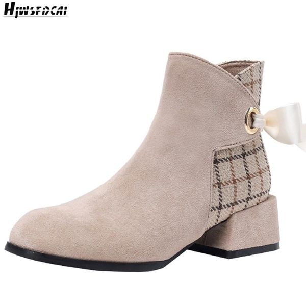 boots hjwsfdcai women warm low shoe slim chunky heel bowknots decor ladies ankle lattice pattern round toe zipper botas de mujer, Black
boots hjwsfdcai women warm low shoe slim chunky heel bowknots decor ladies ankle lattice pattern round toe zipper botas de mujer, Black
