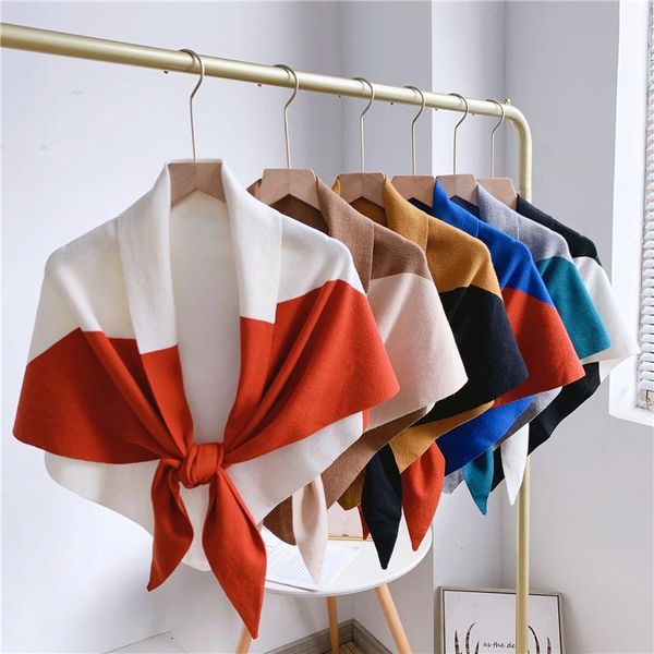 bow ties sitonjwly winter autumn solid color knitted shawl soft warm shoulder wrap casual fake collar neck wraps scarf, Black;gray
bow ties sitonjwly winter autumn solid color knitted shawl soft warm shoulder wrap casual fake collar neck wraps scarf, Black;gray