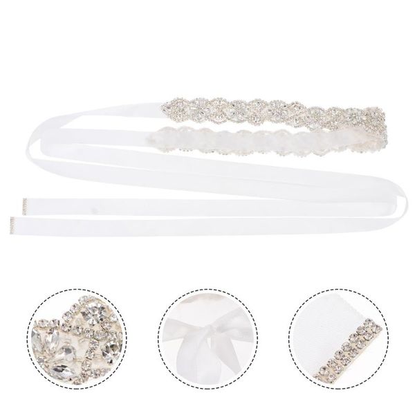 wedding sashes 1pc rhinestone bridal waistband bridesmaid belt dress accessory (white)
wedding sashes 1pc rhinestone bridal waistband bridesmaid belt dress accessory (white)