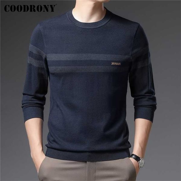 coodrony brand sweater pullover men clothing fashion casual striped o-neck pull homme autumn winter knitwear shirt jersey c1389 211008, White;black
coodrony brand sweater pullover men clothing fashion casual striped o-neck pull homme autumn winter knitwear shirt jersey c1389 211008, White;black