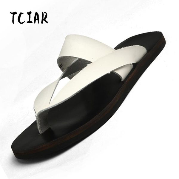 genuine split leather summer men's flip flops casual beach sandals for men flat slippers non-slip shoes big size 38-46 ds006, Black
genuine split leather summer men's flip flops casual beach sandals for men flat slippers non-slip shoes big size 38-46 ds006, Black