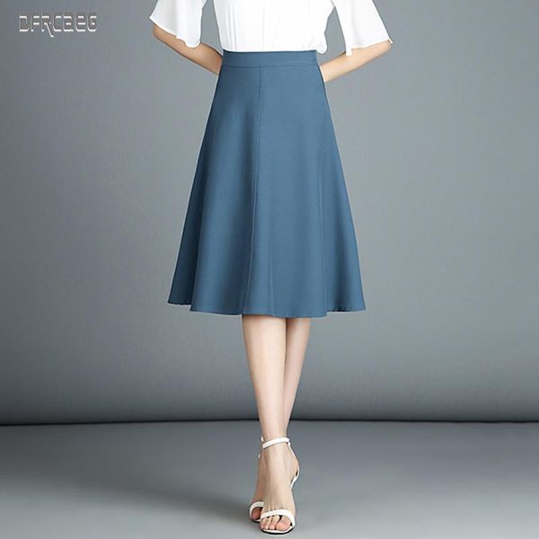 skirts 2021 womens clothes summer high waist mid solid a-line office lady skirt with lining casual black femme
skirts 2021 womens clothes summer high waist mid solid a-line office lady skirt with lining casual black femme