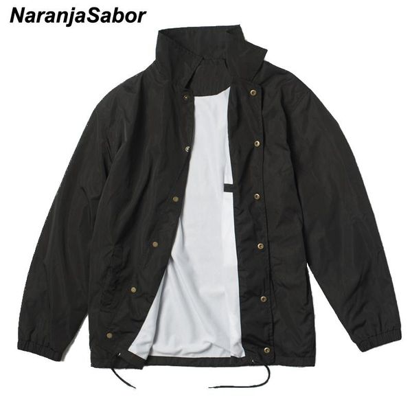 men's jackets naranjasabor men women's spring autumn casual coats hooded jacket fashion male female outwear brand clothing n524, Black;brown
men's jackets naranjasabor men women's spring autumn casual coats hooded jacket fashion male female outwear brand clothing n524, Black;brown