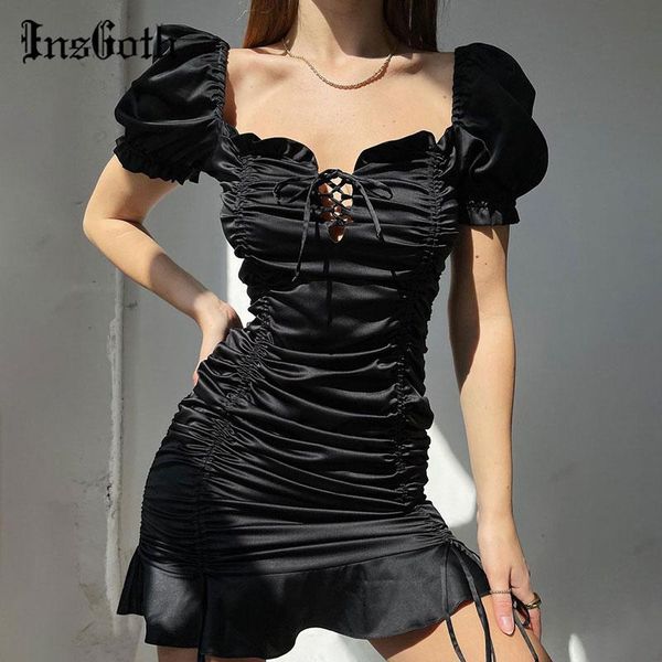 casual dresses insgoth vintage puff sleeve black mini dress goth harajuku high waist party streetwear bodycon drawstring, Black;gray
casual dresses insgoth vintage puff sleeve black mini dress goth harajuku high waist party streetwear bodycon drawstring, Black;gray