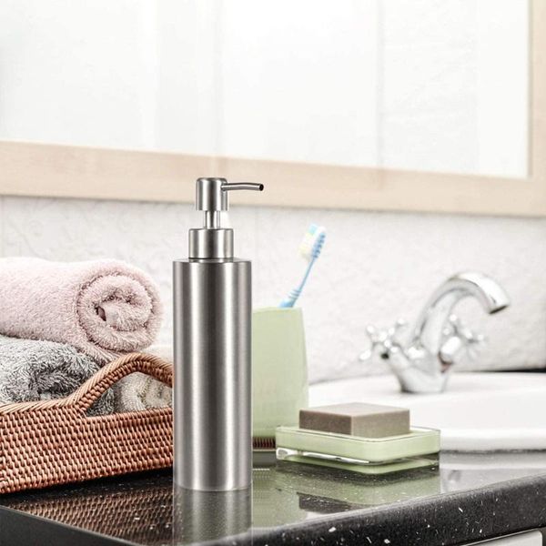 liquid soap dispenser 1pcs 304 stainless steel bathroom fixture hardware gel lotion bottle hand 250/350/550ml
liquid soap dispenser 1pcs 304 stainless steel bathroom fixture hardware gel lotion bottle hand 250/350/550ml