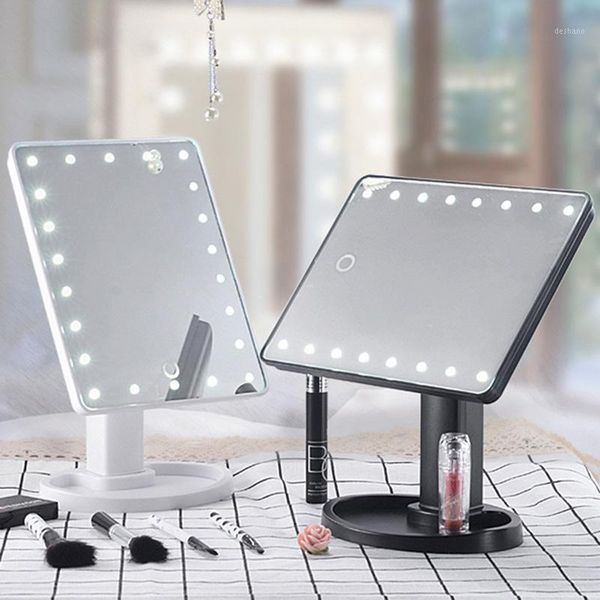 degrees rotation makeup mirror adjustable 16/22 leds lighted led screen portable luminous cosmetic mirrors sj661
degrees rotation makeup mirror adjustable 16/22 leds lighted led screen portable luminous cosmetic mirrors sj661