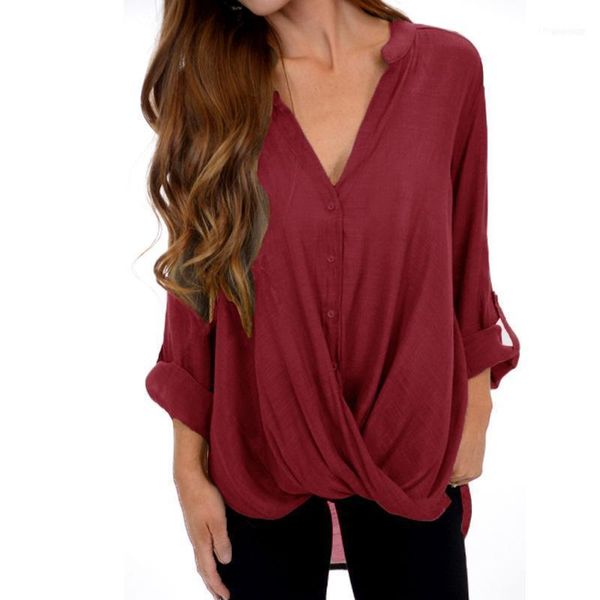 plus size women blouse & shirt s-5xl female long sleeve buttons chic elegant lady office loose ws9632v1, White
plus size women blouse & shirt s-5xl female long sleeve buttons chic elegant lady office loose ws9632v1, White