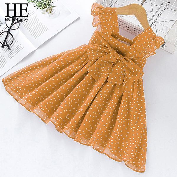 girl's dresses he hello enjoy baby girls 2021 spring summer teenagers dot sling princess cake elegant children kids clothes girl dress, Red;yellow
girl's dresses he hello enjoy baby girls 2021 spring summer teenagers dot sling princess cake elegant children kids clothes girl dress, Red;yellow