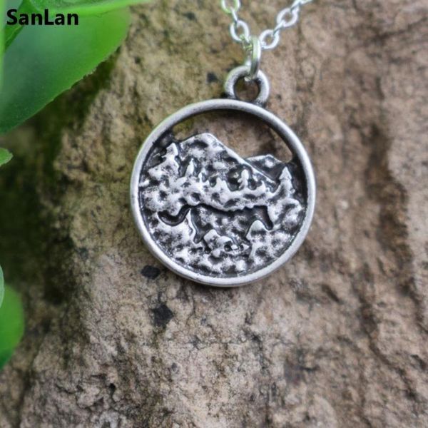 pendant necklaces sanlan fashion oval mountain landscape equestrian jewelry gift for horse lovers, Silver
pendant necklaces sanlan fashion oval mountain landscape equestrian jewelry gift for horse lovers, Silver
