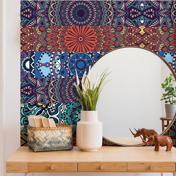 bohemian style retro pattern self adhesive wallpaper home wall decor living room decals for furniture stickers wallpapers
bohemian style retro pattern self adhesive wallpaper home wall decor living room decals for furniture stickers wallpapers