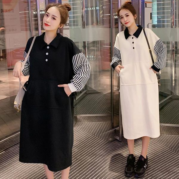 maternity dresses 5217# clothes spring autumn cotton false two-piece loose stylish dress for pregnant women mom, White
maternity dresses 5217# clothes spring autumn cotton false two-piece loose stylish dress for pregnant women mom, White