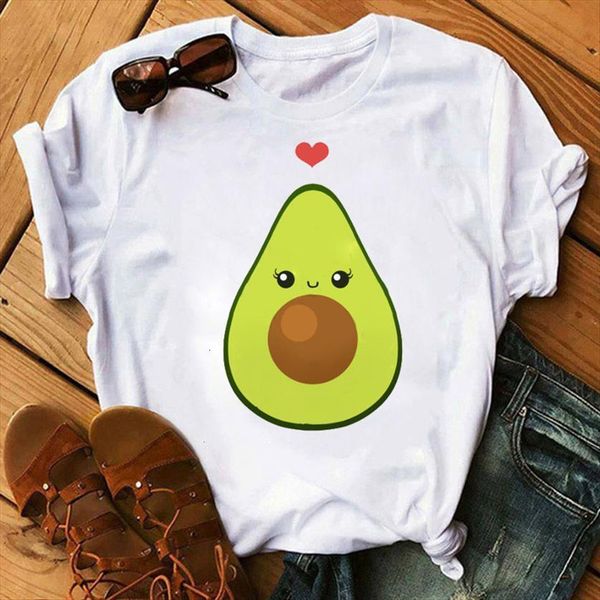 summer fashion kawaii cartoon avocado womens t shirt printed tee loose harajuku female cute femme, White
summer fashion kawaii cartoon avocado womens t shirt printed tee loose harajuku female cute femme, White