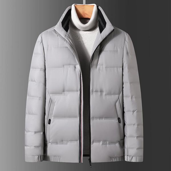 men's down & parkas winter warm casual jacket men fashion streetwear windproof thick solid coat, Black
men's down & parkas winter warm casual jacket men fashion streetwear windproof thick solid coat, Black