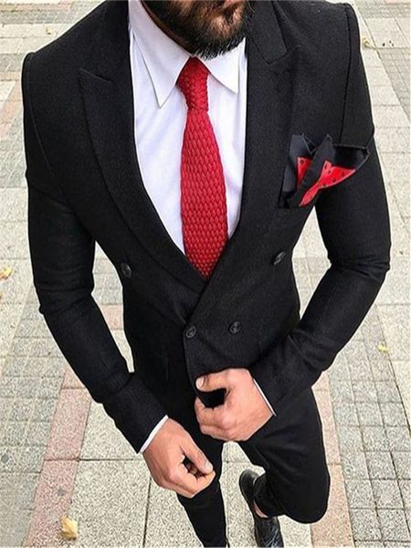 men's suits & blazers classic male smolking suit groom fine and culine evening s for double man breasted black wedding tuxedo, White;black
men's suits & blazers classic male smolking suit groom fine and culine evening s for double man breasted black wedding tuxedo, White;black