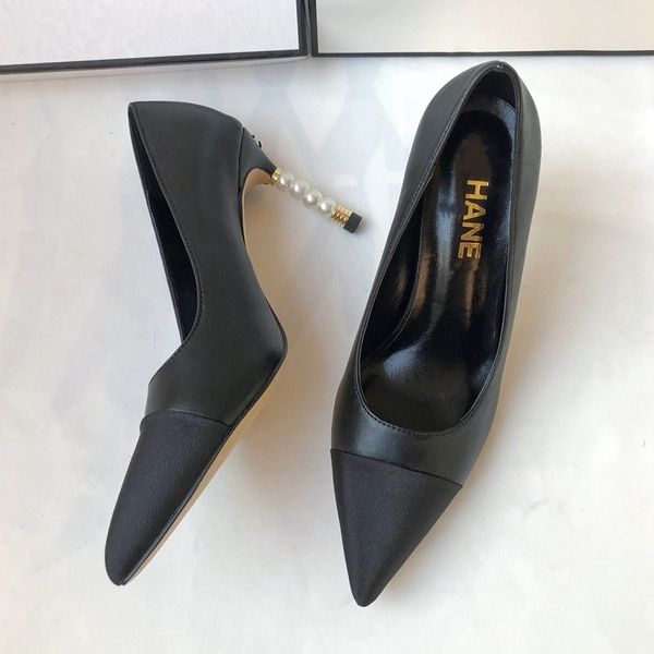 autumn new small fragrance sheepskin casual single shoes high heels women's pearl thin net red, Black
autumn new small fragrance sheepskin casual single shoes high heels women's pearl thin net red, Black