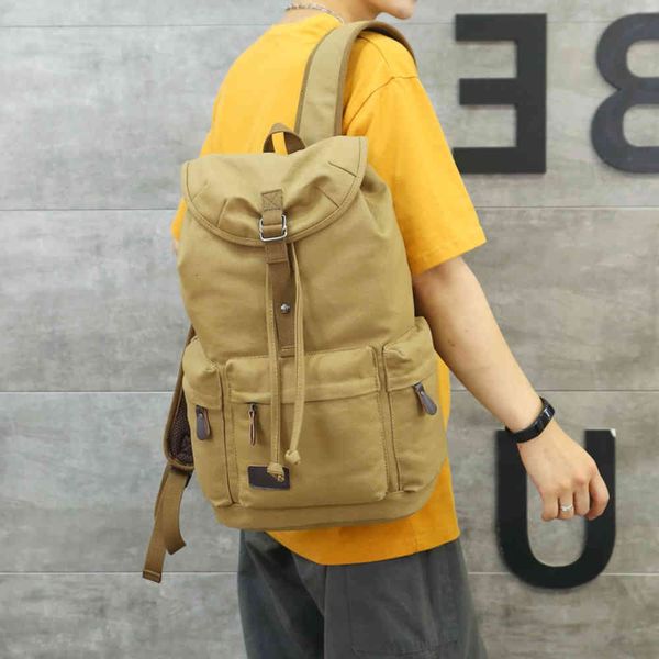 men's backpack trend canvas men's bag middle school students' large capacity outdoor leisure travel
men's backpack trend canvas men's bag middle school students' large capacity outdoor leisure travel