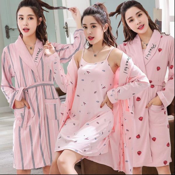 2pcs cotton robes womens sleepwears sets spring autumn lace long sleeve night dress sleepwear bathrobe two piece set, Black;red
2pcs cotton robes womens sleepwears sets spring autumn lace long sleeve night dress sleepwear bathrobe two piece set, Black;red