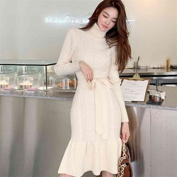 winter knitted sweater dress korea ladies long sleeve trutleneck party warm dresses for women clothing 210602, Black;gray
winter knitted sweater dress korea ladies long sleeve trutleneck party warm dresses for women clothing 210602, Black;gray