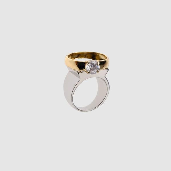 cluster rings amorita boutique small square ornament simple ring, Golden;silver
cluster rings amorita boutique small square ornament simple ring, Golden;silver