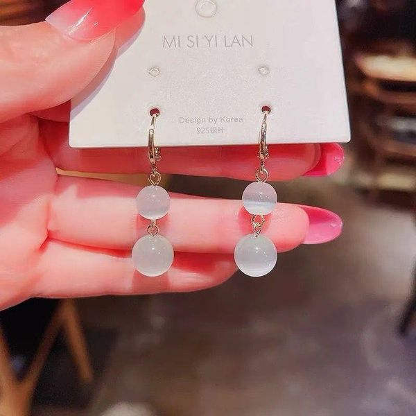 dangle & chandelier summer women's opal pendant earrings 2021 fashion jewelry simple elegant exquisite korean for women, Silver
dangle & chandelier summer women's opal pendant earrings 2021 fashion jewelry simple elegant exquisite korean for women, Silver