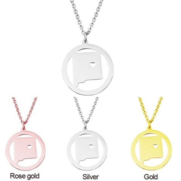 pendant necklaces 2021 -selling stainless steel jewelry american map necklace mexico can be color to female, Silver
pendant necklaces 2021 -selling stainless steel jewelry american map necklace mexico can be color to female, Silver