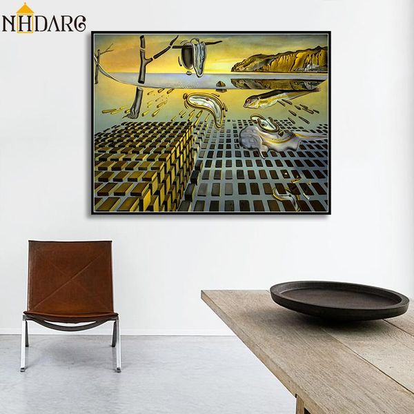 canvas print painting poster, the disintegration of persistence memory by salvador dali wall pictures for living room paintings
canvas print painting poster, the disintegration of persistence memory by salvador dali wall pictures for living room paintings