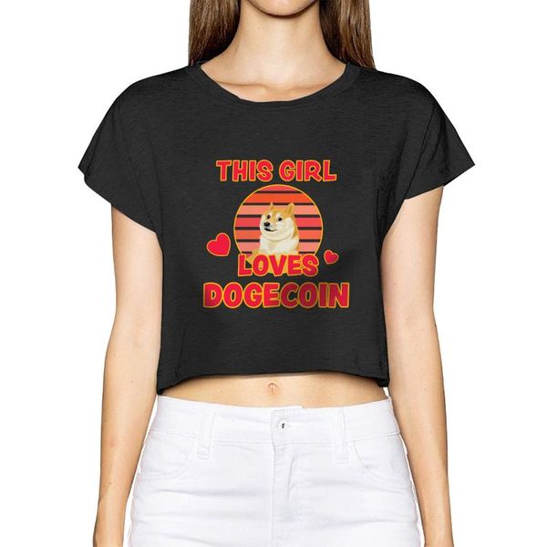 women's t-shirt this girl loves dogecoin ladies' leak navel aesthetic clothes print funny tee 100% cotton, White
women's t-shirt this girl loves dogecoin ladies' leak navel aesthetic clothes print funny tee 100% cotton, White