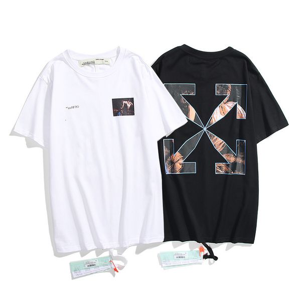 2021 summer new off figure oil painting series round neck pullover for men and women versatile short sleeve batch, White;black
2021 summer new off figure oil painting series round neck pullover for men and women versatile short sleeve batch, White;black