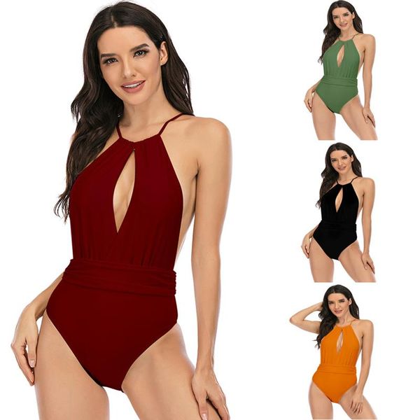 one-piece suits 2021 lace up backless one piece swimsuit women padded swimwear bandage solid bikini beach bathing suit monokini swim we
one-piece suits 2021 lace up backless one piece swimsuit women padded swimwear bandage solid bikini beach bathing suit monokini swim we