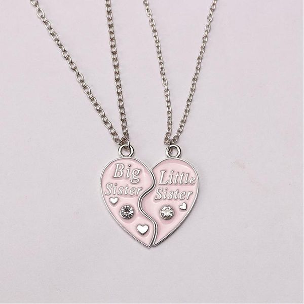 pendant necklaces exquisite, stylish, simple, versatile, good friend series, love inlaid with sisters, girlfriends, spliced heart-shaped, Silver
pendant necklaces exquisite, stylish, simple, versatile, good friend series, love inlaid with sisters, girlfriends, spliced heart-shaped, Silver