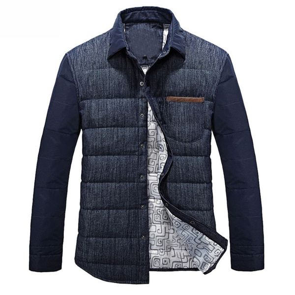 autumn winter men's light down middle-aged and elderly dad's busins casual lapel shirt et slim fit short, Black
autumn winter men's light down middle-aged and elderly dad's busins casual lapel shirt et slim fit short, Black