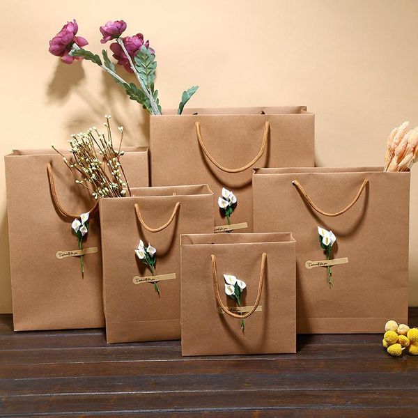 gift wrap 12pcs kraft paper bag luxury party bags with flower decoration handles recyclable loot
gift wrap 12pcs kraft paper bag luxury party bags with flower decoration handles recyclable loot