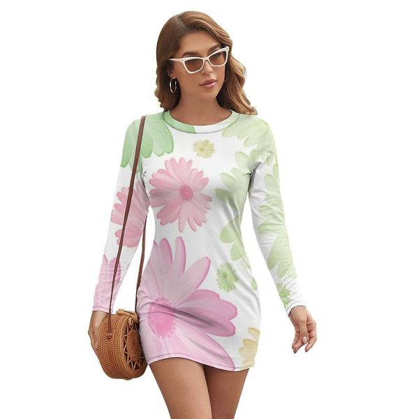 casual dresses daisy dress long sleeve spandex ladies bodycon year soft printed one-piece, Black;gray
casual dresses daisy dress long sleeve spandex ladies bodycon year soft printed one-piece, Black;gray