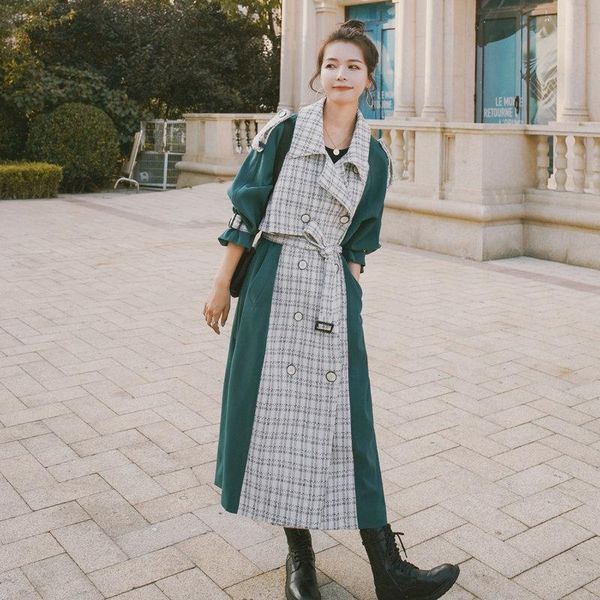 women's trench coats women windbreaker spring autumn long fashion big size ladies cloak loose retro casual 100% cotton wear a belt coat, Tan;black
women's trench coats women windbreaker spring autumn long fashion big size ladies cloak loose retro casual 100% cotton wear a belt coat, Tan;black