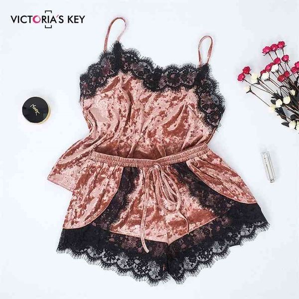 suphis diamond velvet brown pajamas set lace cami shorts women nightwear autumn winter home suit ladies sleepwear 210325, Black;red
suphis diamond velvet brown pajamas set lace cami shorts women nightwear autumn winter home suit ladies sleepwear 210325, Black;red