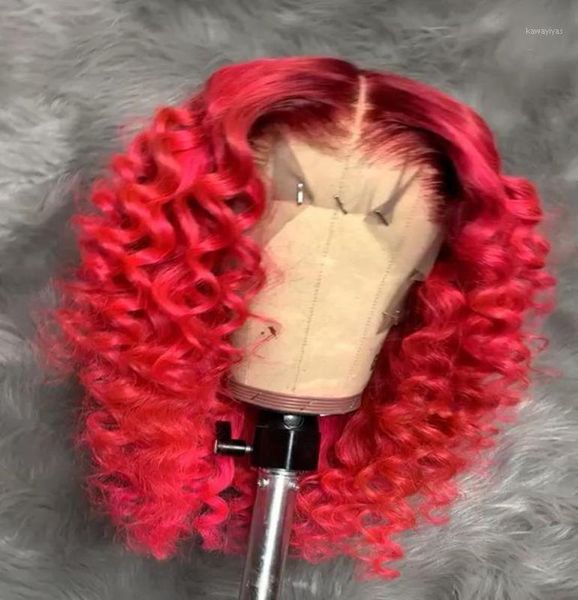 black root red curly human hair lace wigs with baby malaysia remy glueless for women1, Black;brown
black root red curly human hair lace wigs with baby malaysia remy glueless for women1, Black;brown