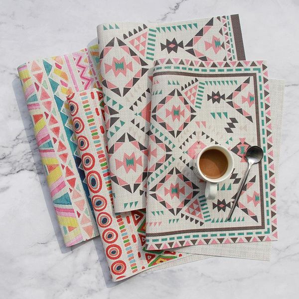 mats & pads bohemian style place pvc heat insulation pad dining table napkins mat boho decoration home decor placemat
mats & pads bohemian style place pvc heat insulation pad dining table napkins mat boho decoration home decor placemat