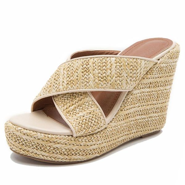 dress shoes lapolaka fashion big size 43 high heels straw platform wedges sandals summer slipper mules women, Black
dress shoes lapolaka fashion big size 43 high heels straw platform wedges sandals summer slipper mules women, Black
