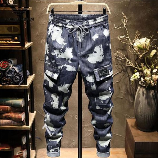 men's jeans summer quality homme tooling drawstring cotton biker men slim stretch denim pencil pant bluetrousers straight, Blue
men's jeans summer quality homme tooling drawstring cotton biker men slim stretch denim pencil pant bluetrousers straight, Blue
